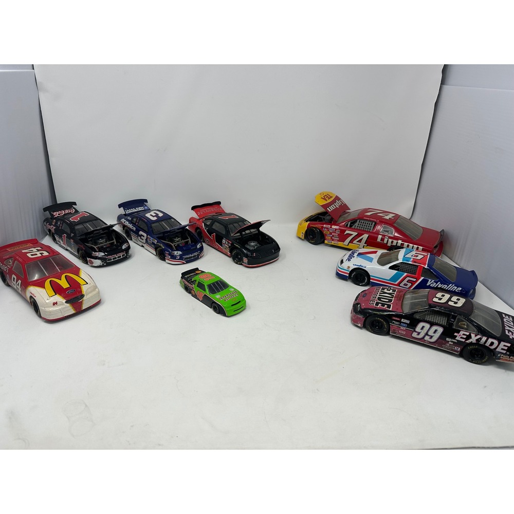 NASCAR Diecast Lot 8 Cars Bill Elliott Dale Earnhardt Jr Mark Martin 1:24 1:64
